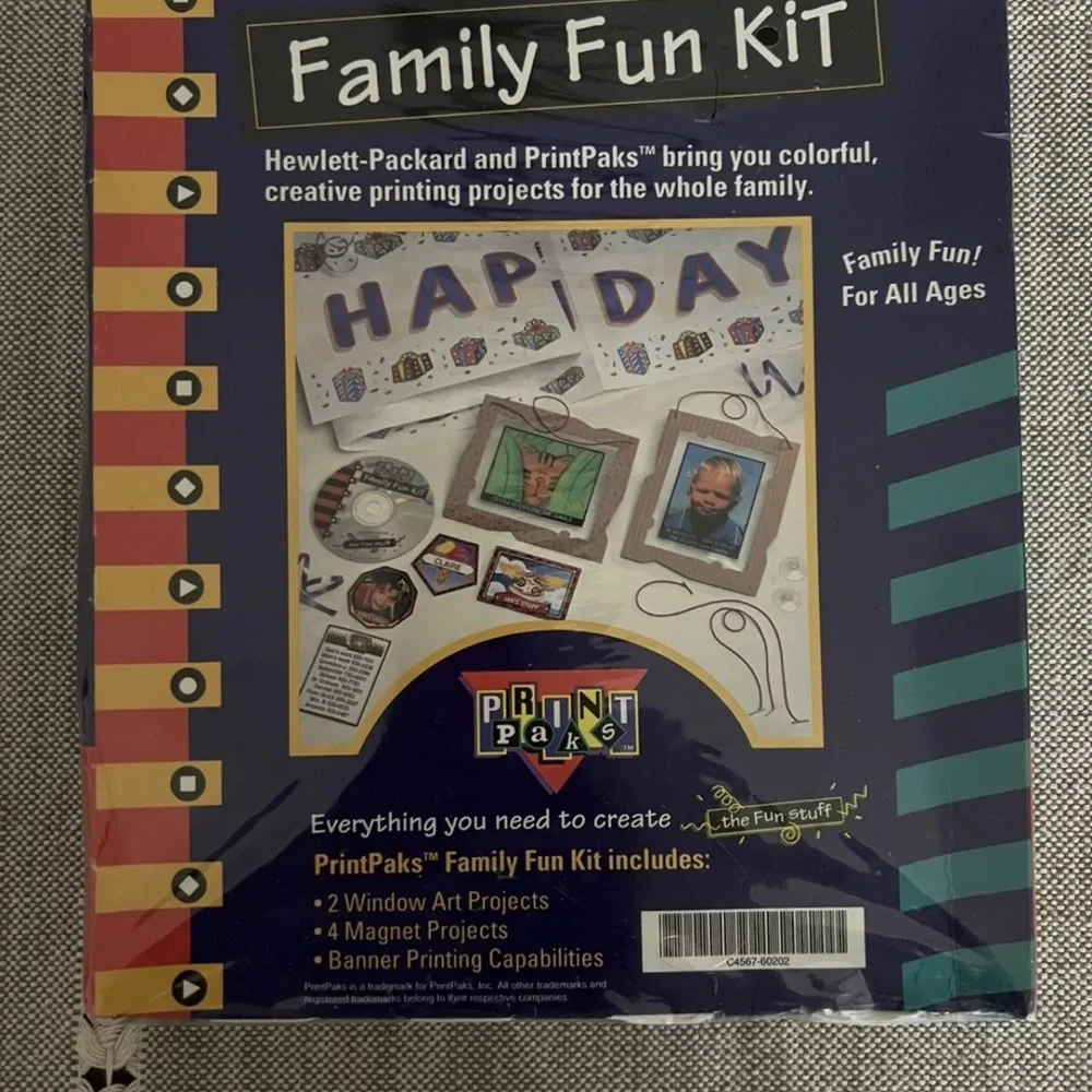 HP Home Project Kit Disneys Mickey& Friends Print Studio Family Fun Sealed Box 1